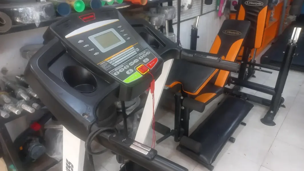 American fitness auto treadmill trademill exercise running machine gym