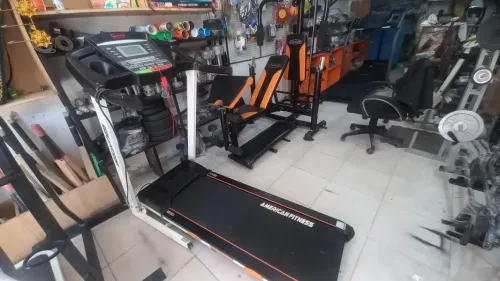 American fitness auto treadmill trademill exercise running machine gym